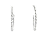 Slash Sterling Silver Hoop Earrings