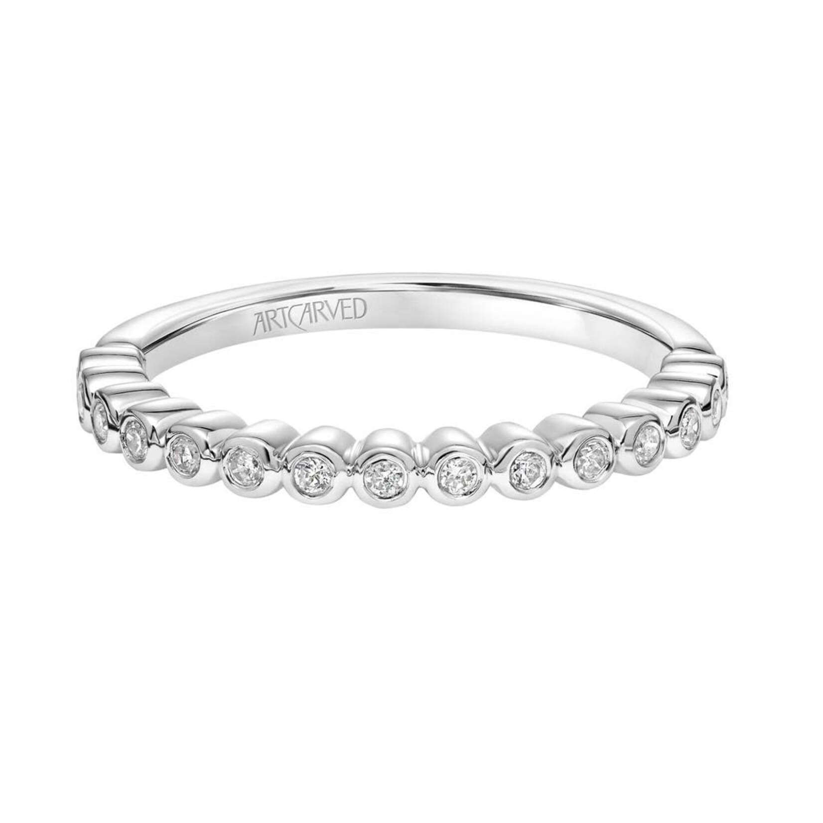 Art Carved Art Carved  Bezel Diamond Wedding Band