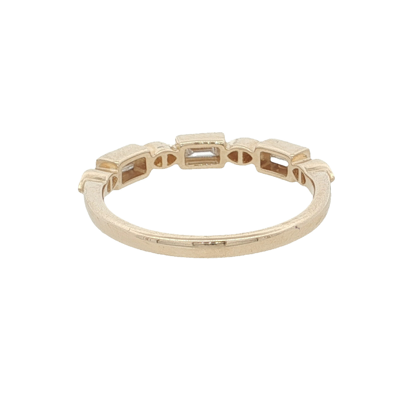 PeJay Creations Baguette and Round Diamond Band
