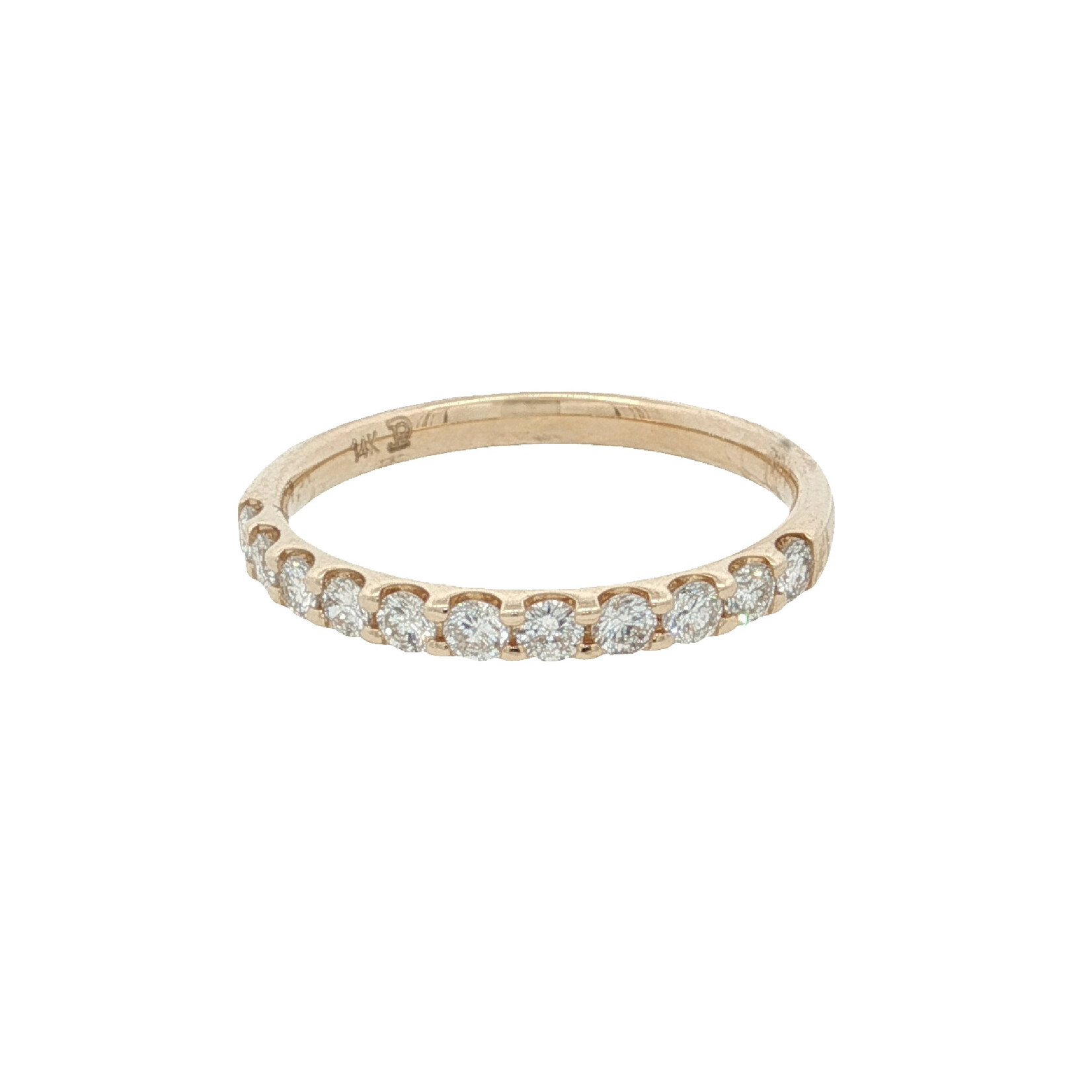 PeJay Creations Diamond Wedding Band with 11 Diamonds