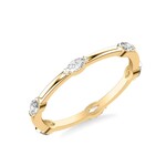 Marquise Eternity Stackable Wedding Band
