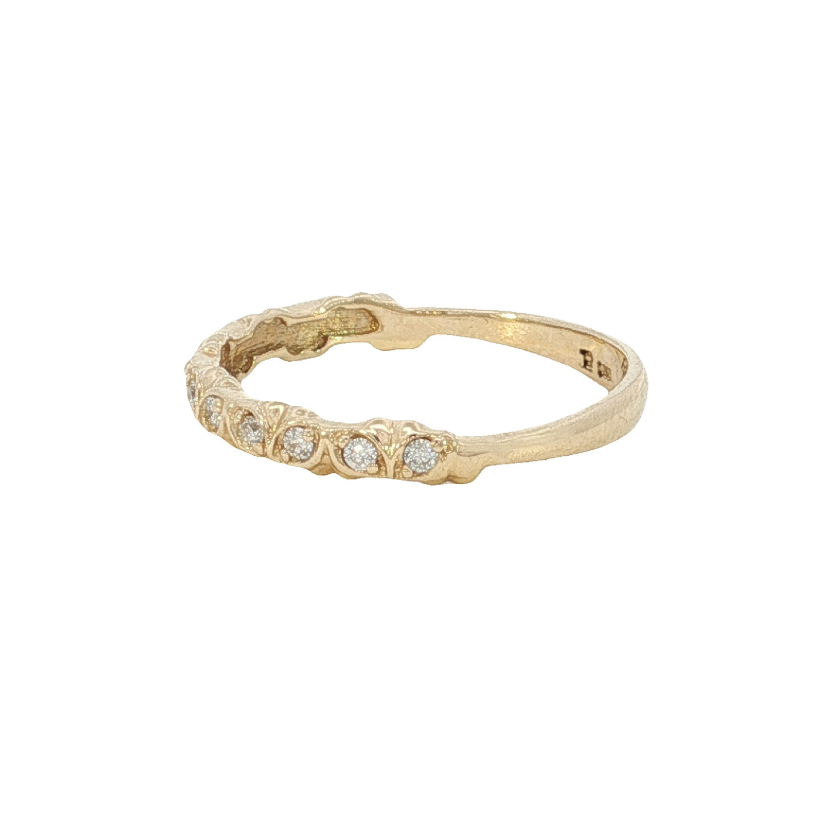 PeJay Creations Diamond Stackable Wedding Ring