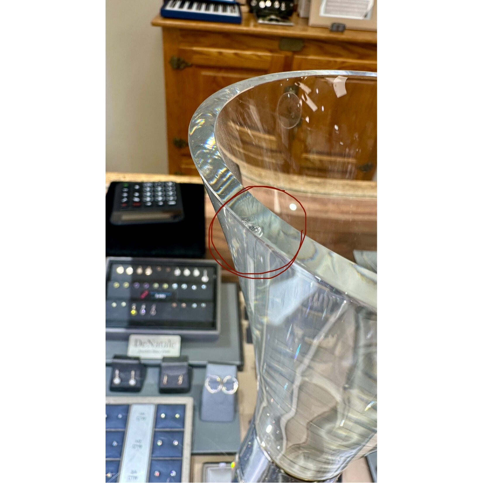 Swarovski Crystalline Vase *Chipped*