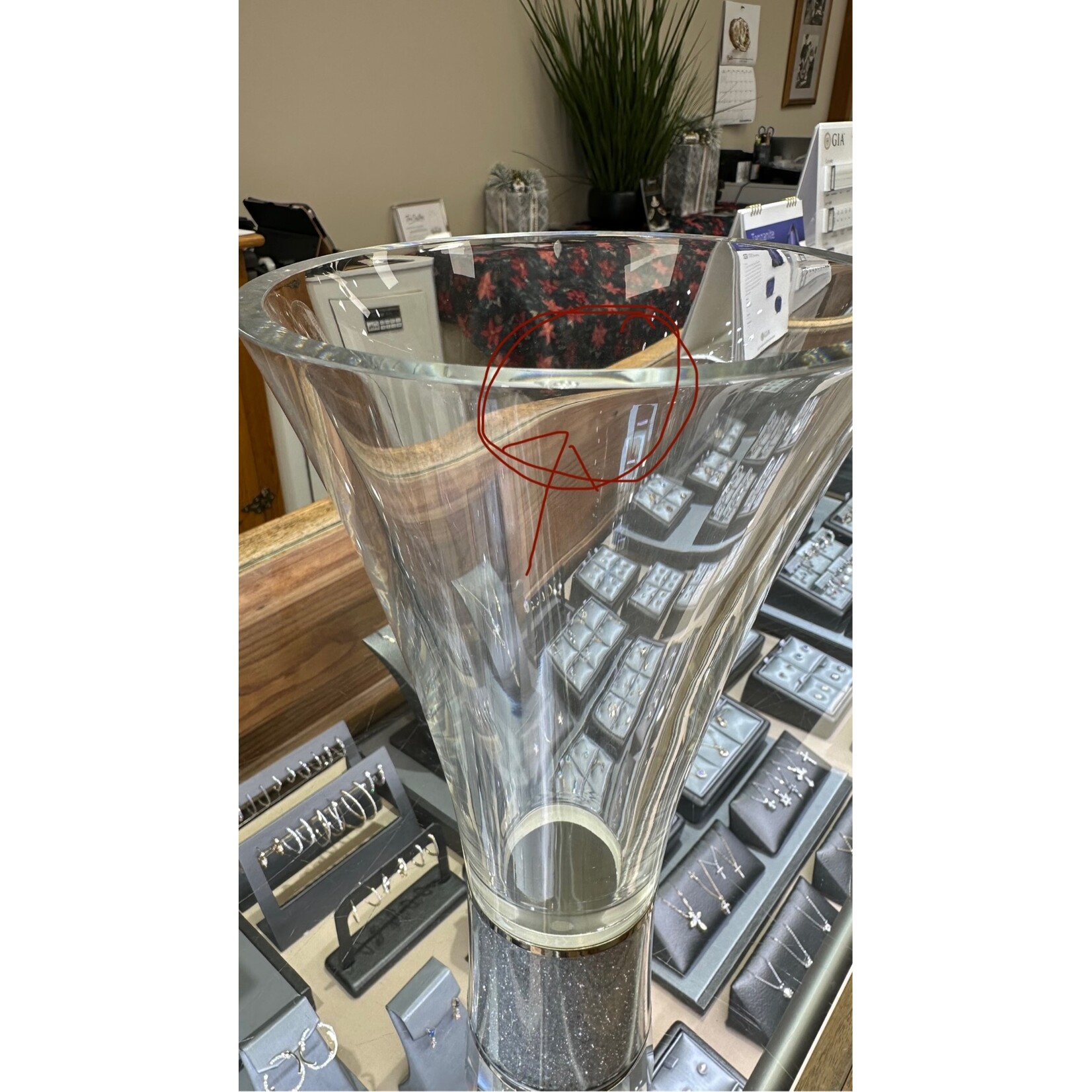 Swarovski Crystalline Vase *Chipped*