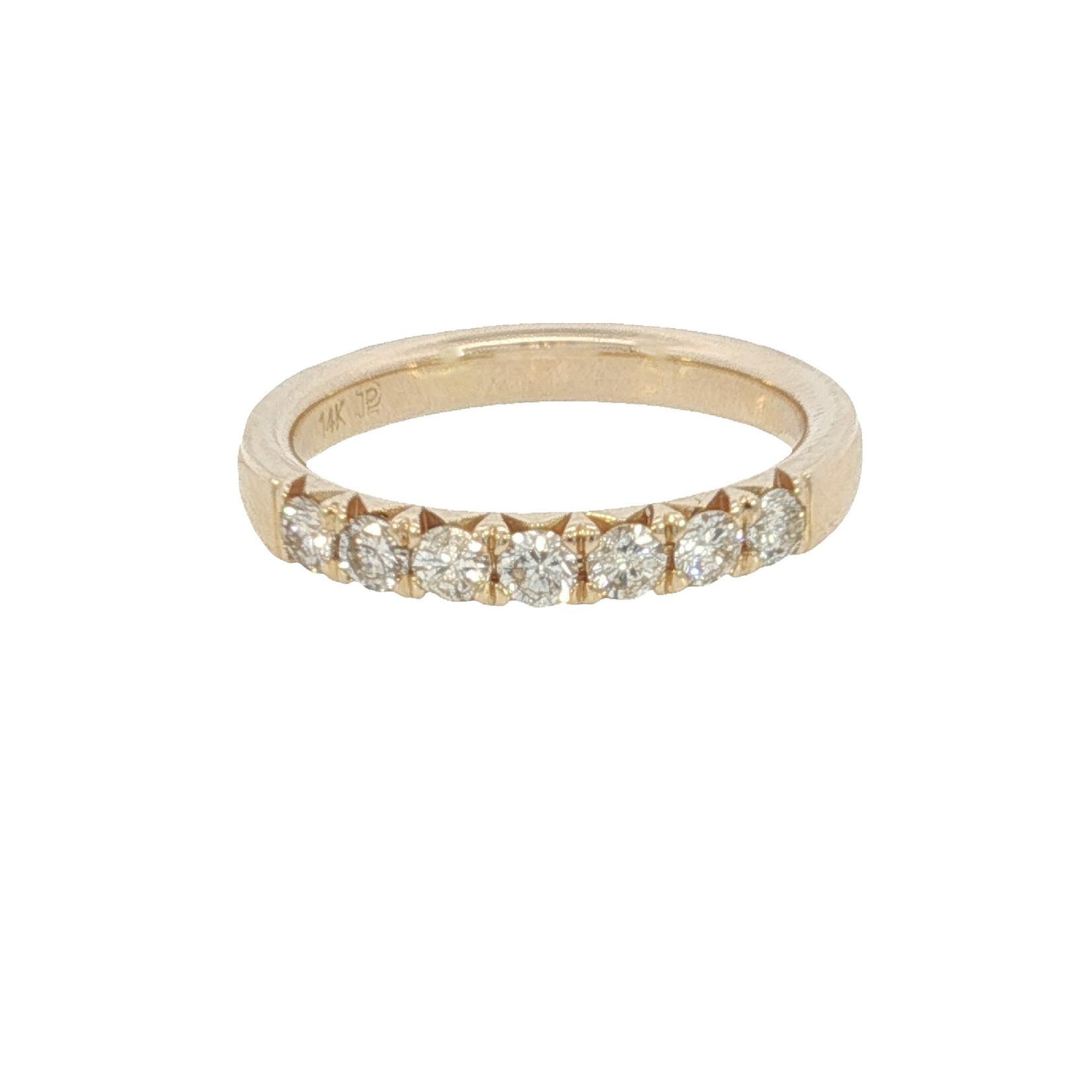 PeJay Creations PeJay 14 Karat Yellow Gold 7 Round Diamond Band