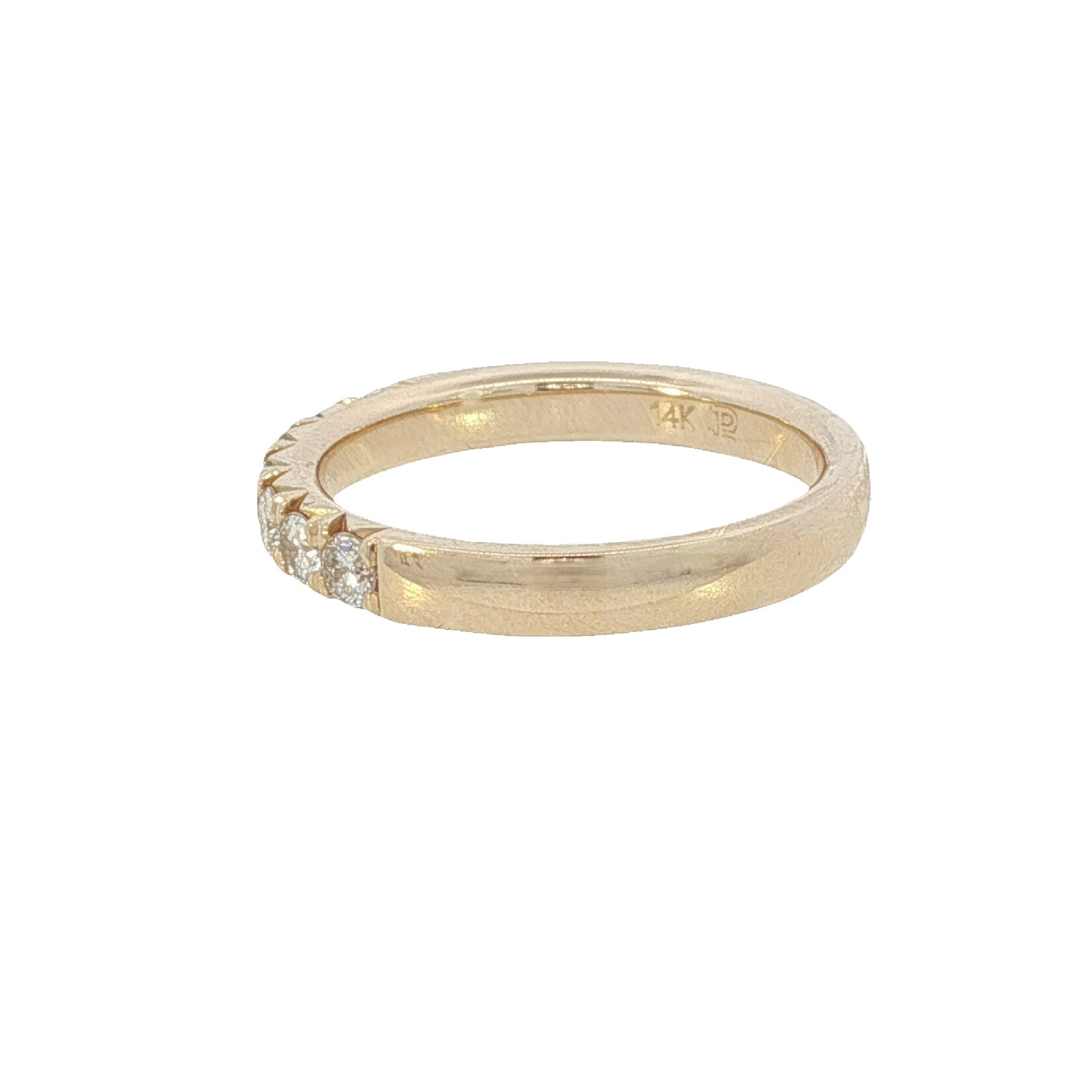 PeJay Creations PeJay 14 Karat Yellow Gold 7 Round Diamond Band