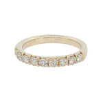 PeJay Creations PeJay 14 Karat Yellow Gold 9 Round Diamond Band