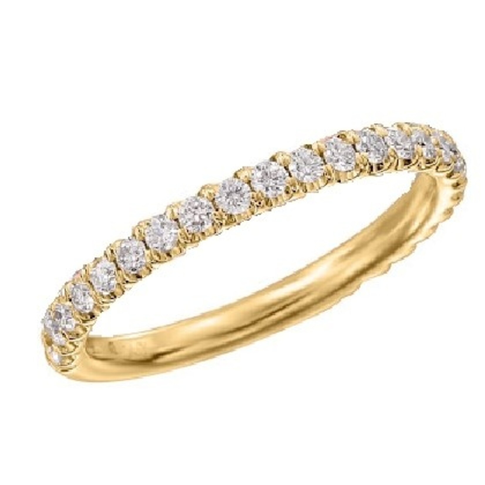 PeJay Creations PeJay 14 Karat Yellow Gold 24 Round Diamond Stackable Ring