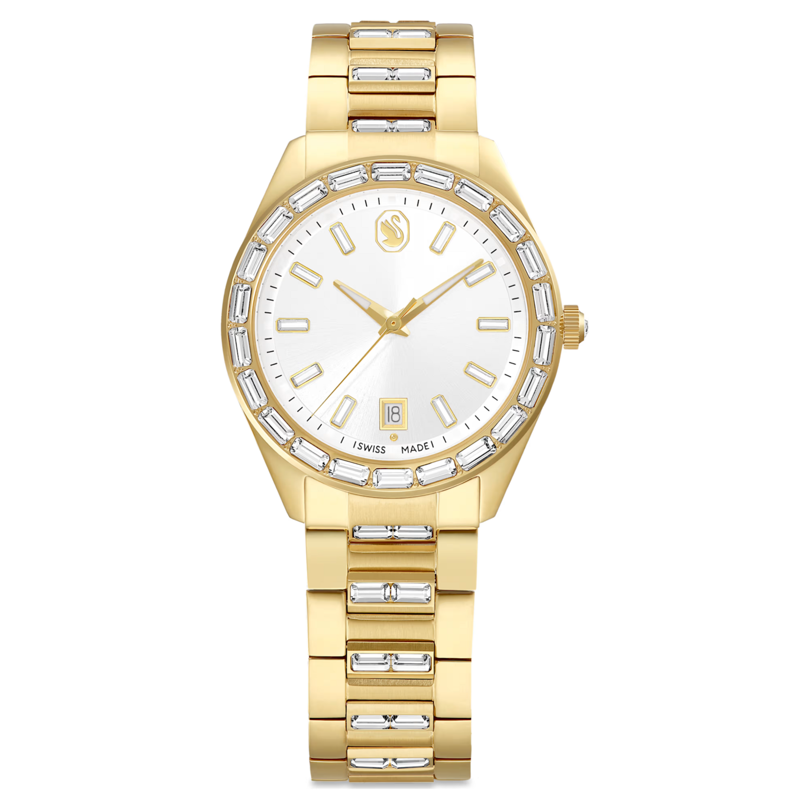 Swarovski Matrix Watch, Gold-tone finish