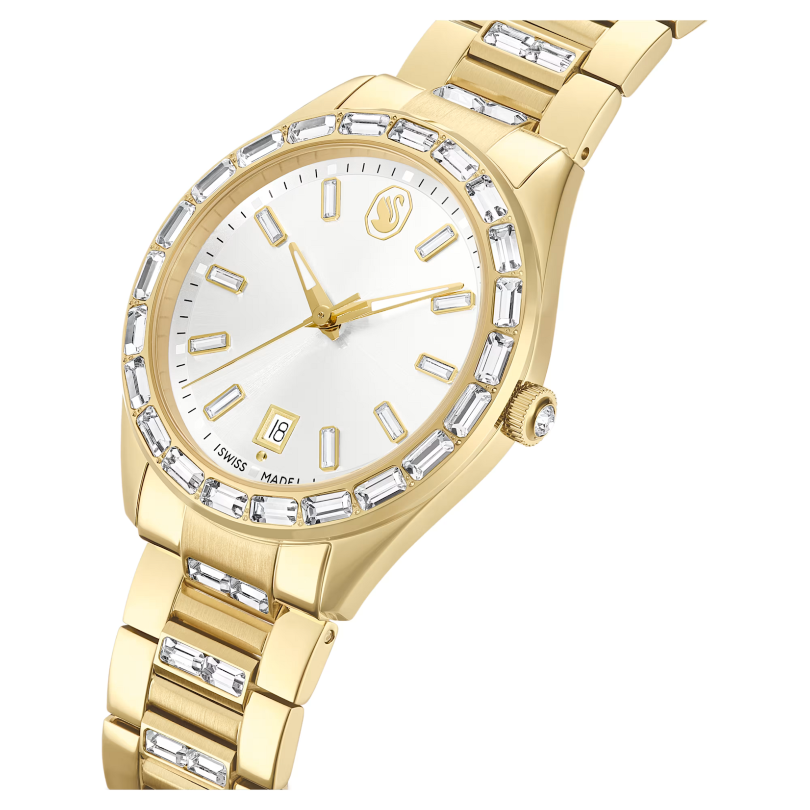 Swarovski Matrix Watch, Gold-tone finish