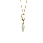 Kabana Kabana 14K Yellow Gold Opal and Diamond Pendant