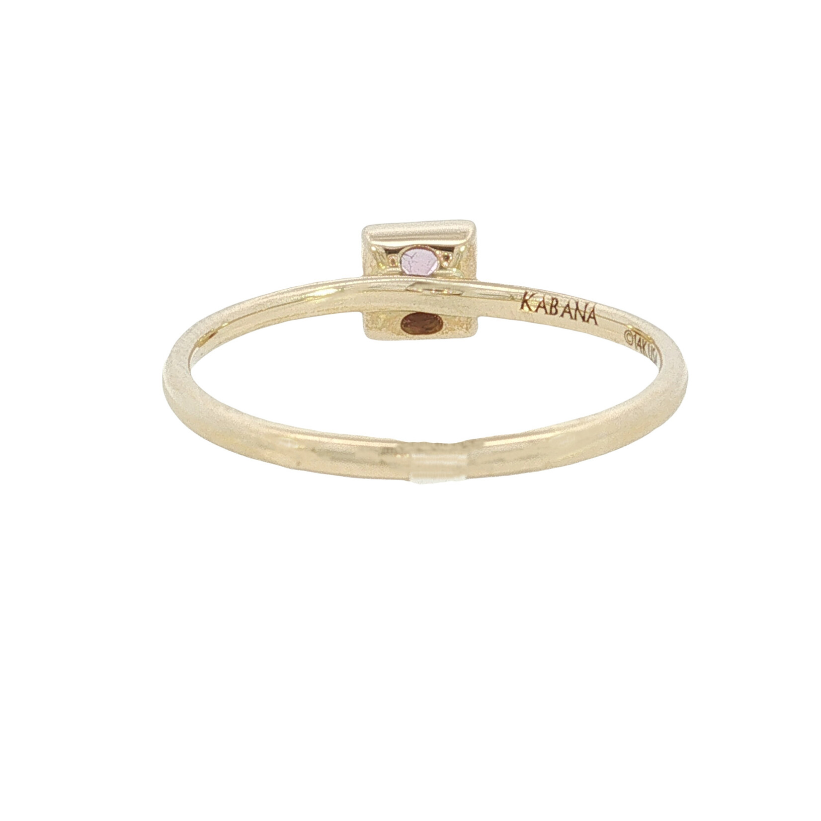 Kabana Kabana 14 Karat Yellow Gold Pink Tourmaline Ring