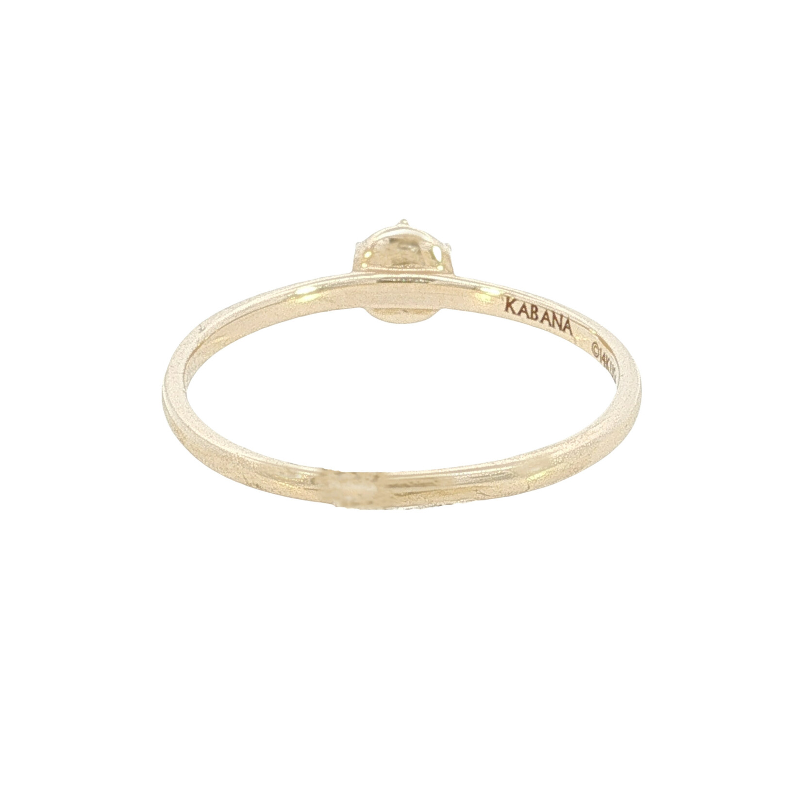 Kabana Kabana 14 Karat Yellow Gold Round Diamond Ring