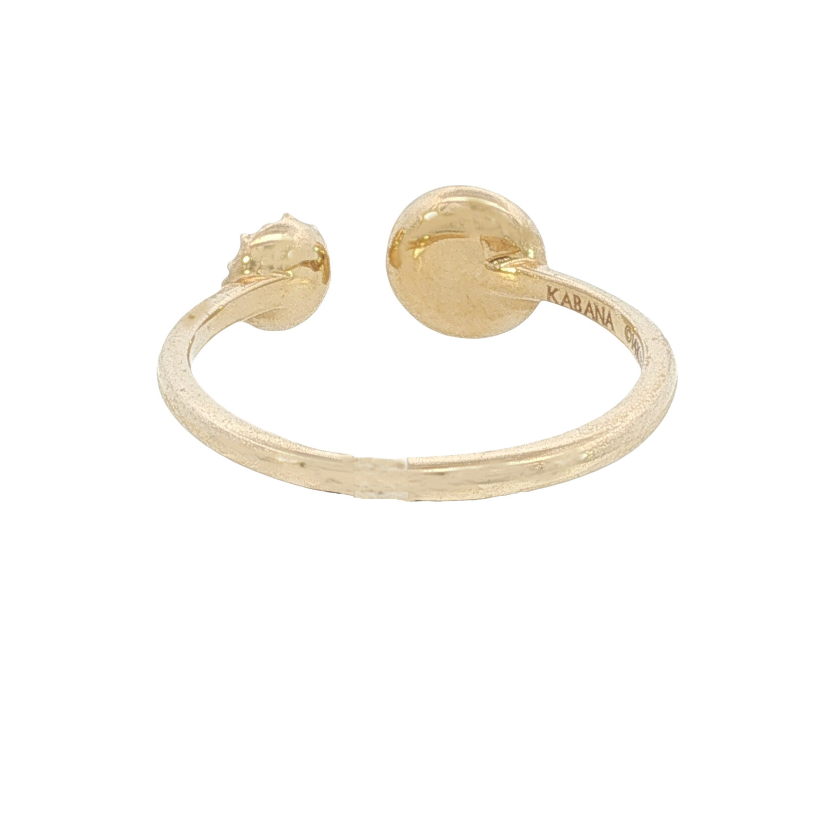 Kabana Kabana 14 Kabana Yellow Gold Chrysoprase and Diamond Ring