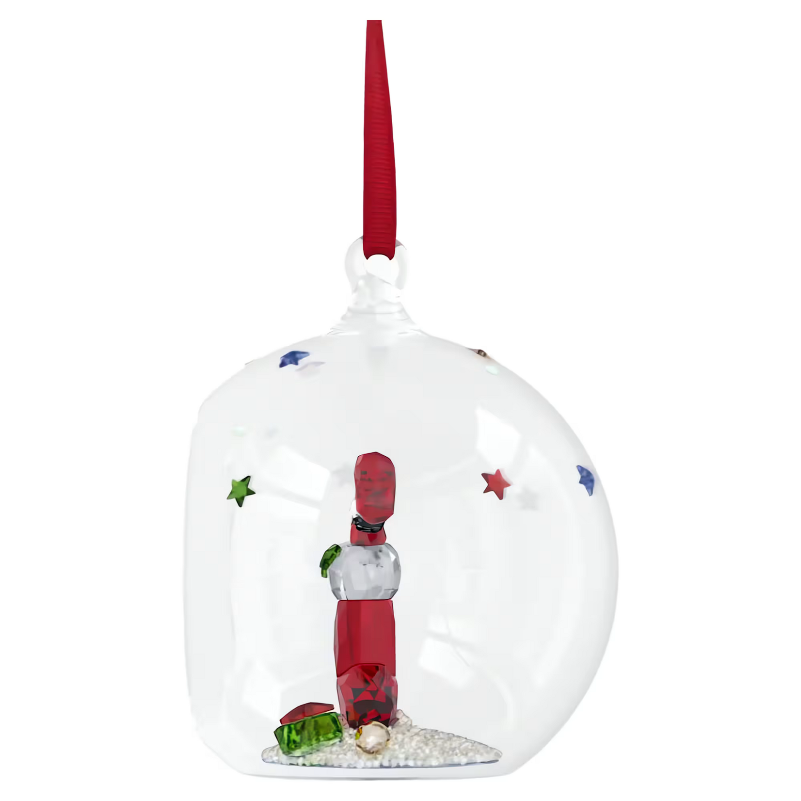 Swarovski Holiday Cheers Stocking and Candy Ball Ornament
