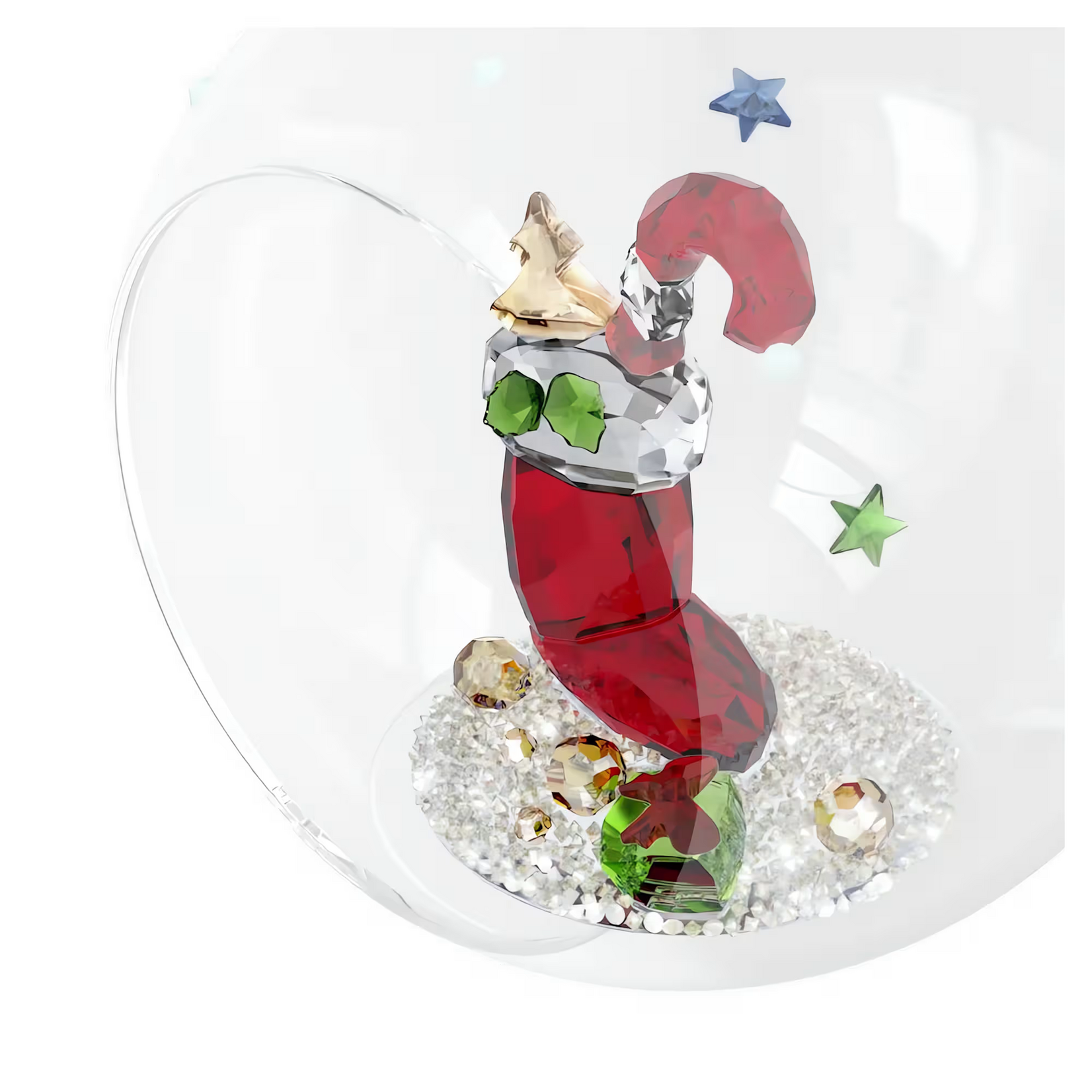 Swarovski Holiday Cheers Stocking and Candy Ball Ornament