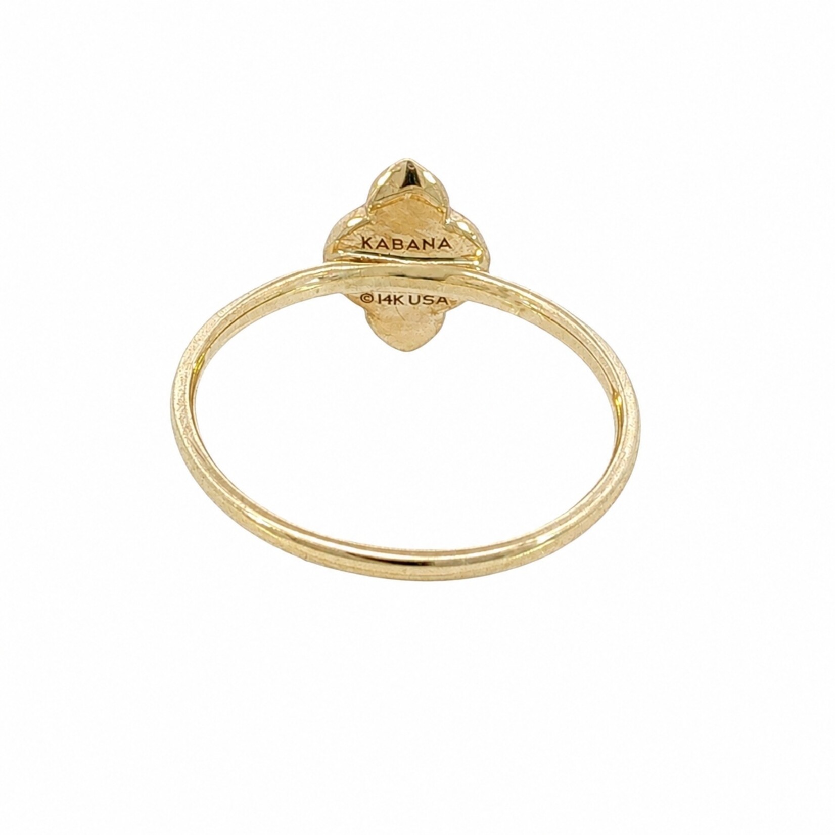 Kabana Kabana 14 Karat Yellow Gold Onyx Ring