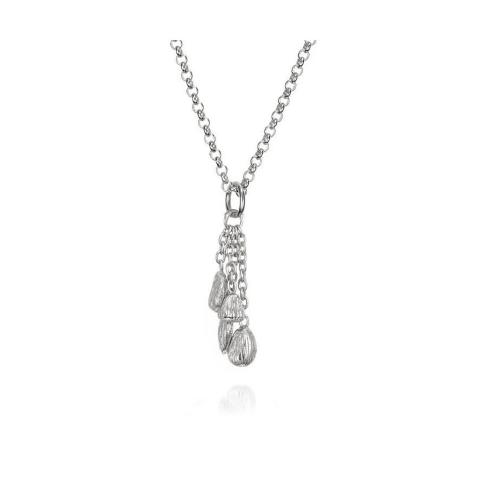 Pendant with Nuggets in 925 Sterling Silver