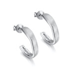 Hoop Earrings in Sterling Silver 925