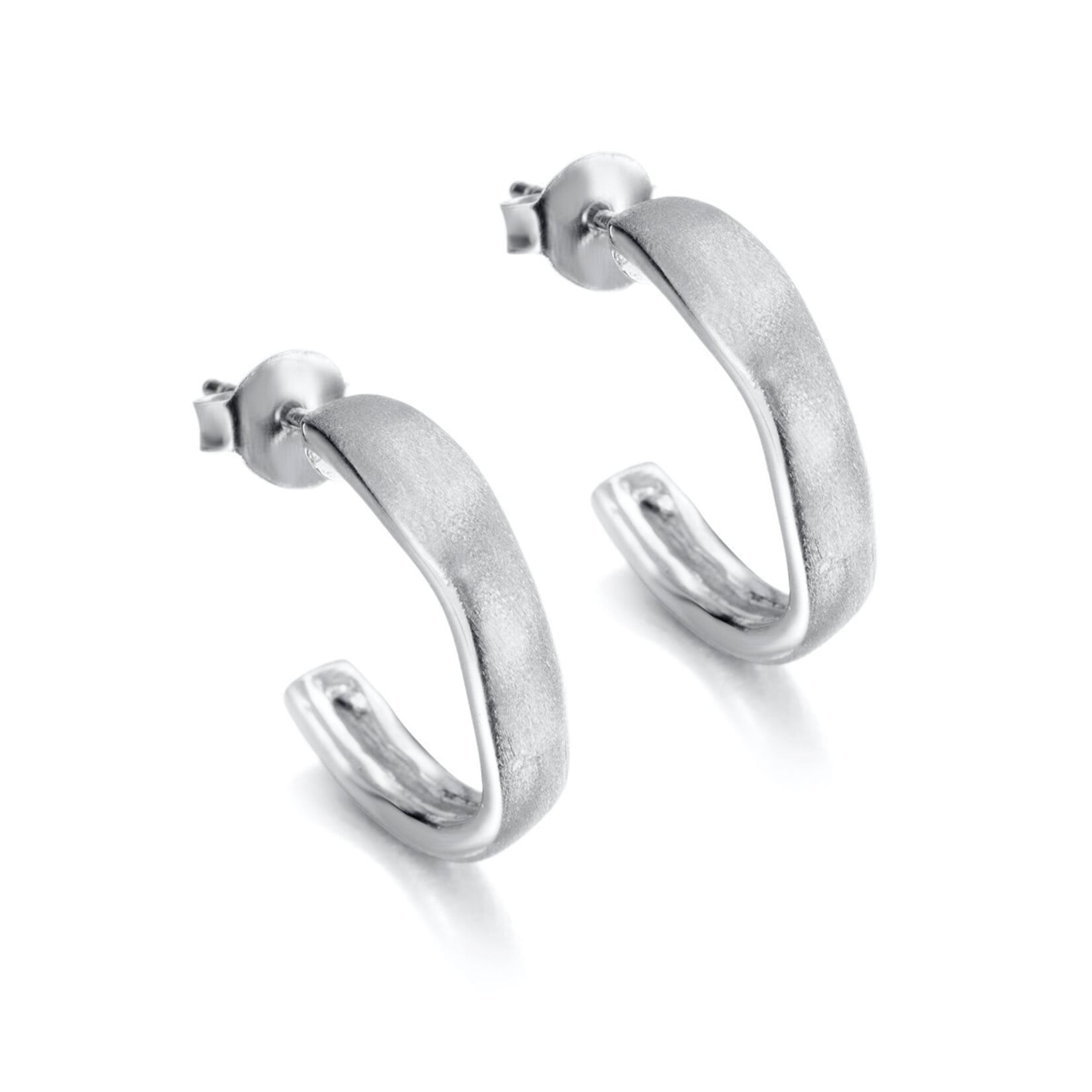 Hoop Earrings in Sterling Silver 925