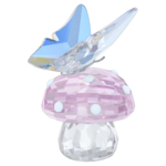 Swarovski Mushroom with Butterfly