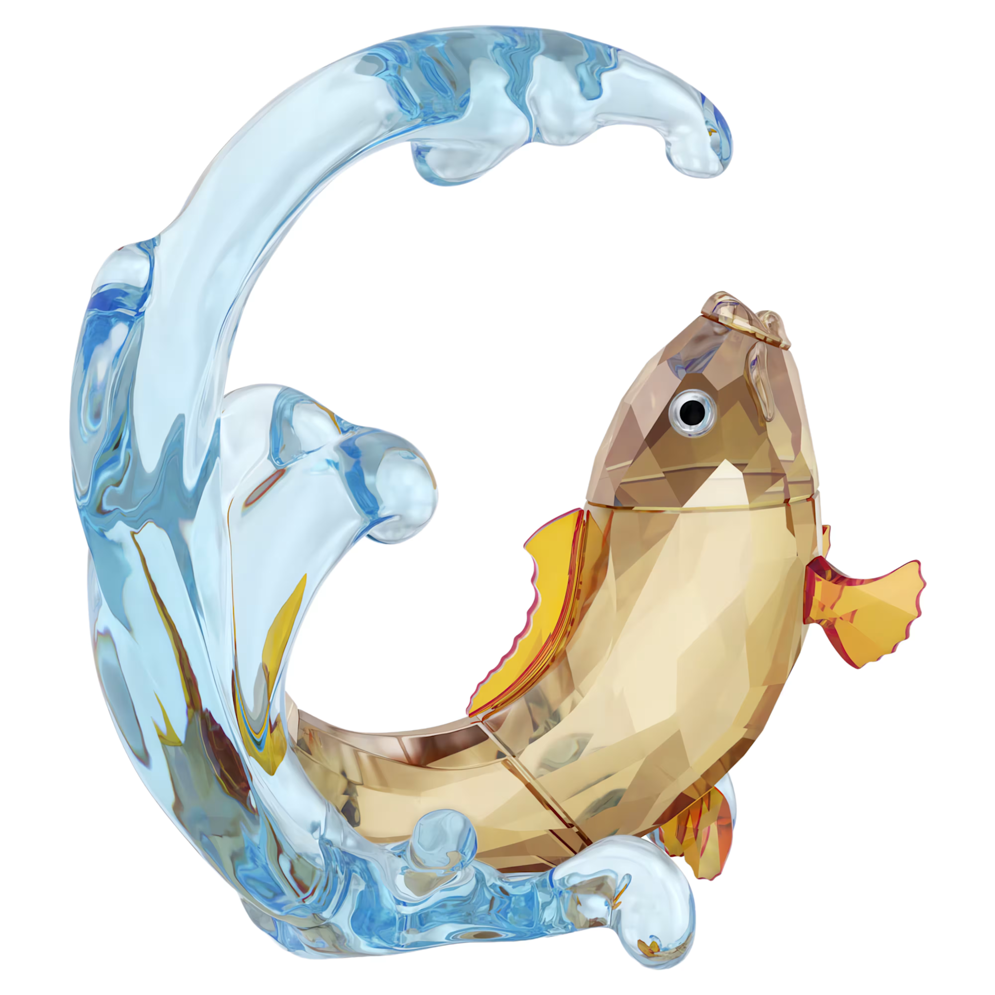 新品❣️和の希少品SWAROVSKI CRYSTAL 金魚 Swarovski Asian Symbols Golden Carp - Blase DeNatale Jewelers