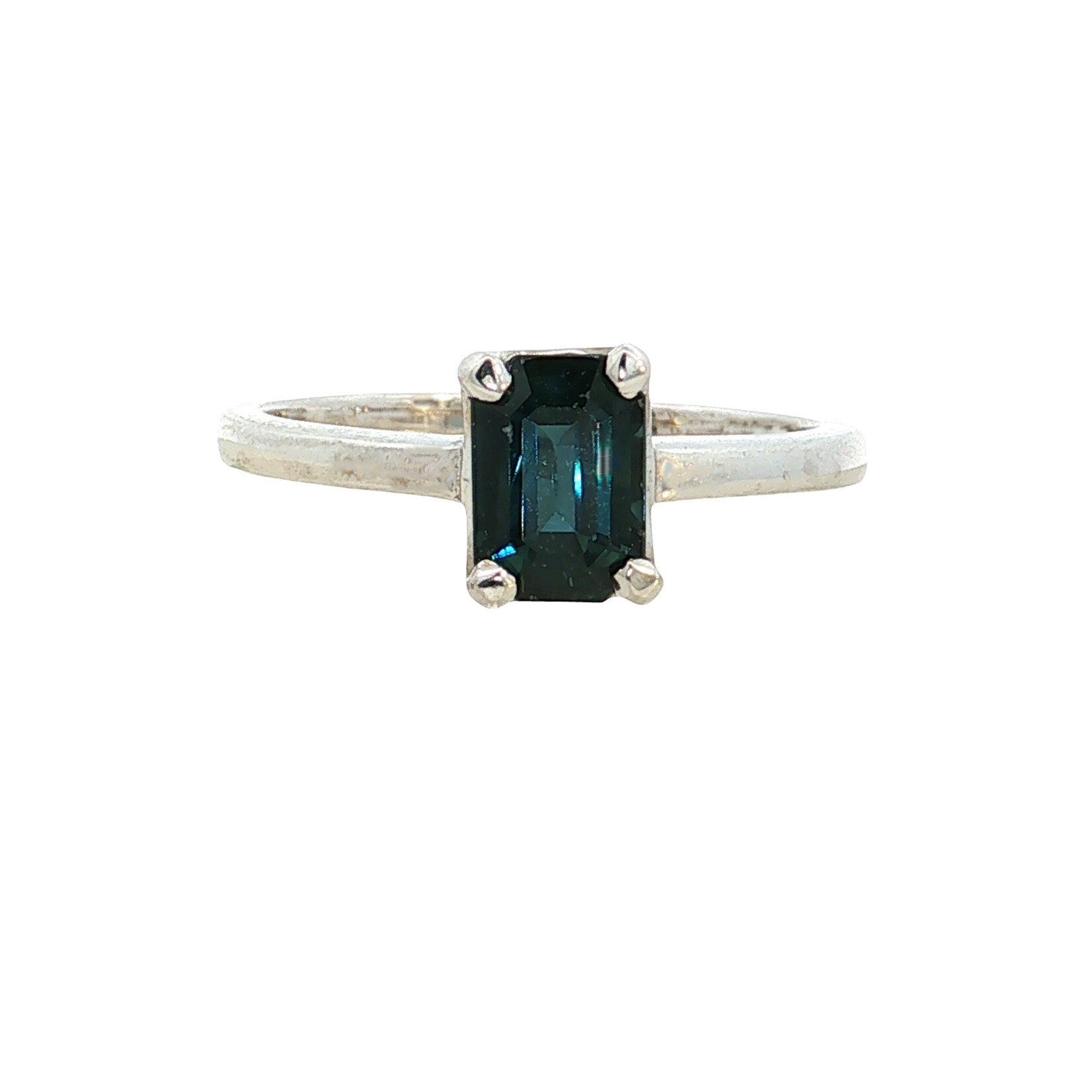 14KW Blue Sapphire Ring