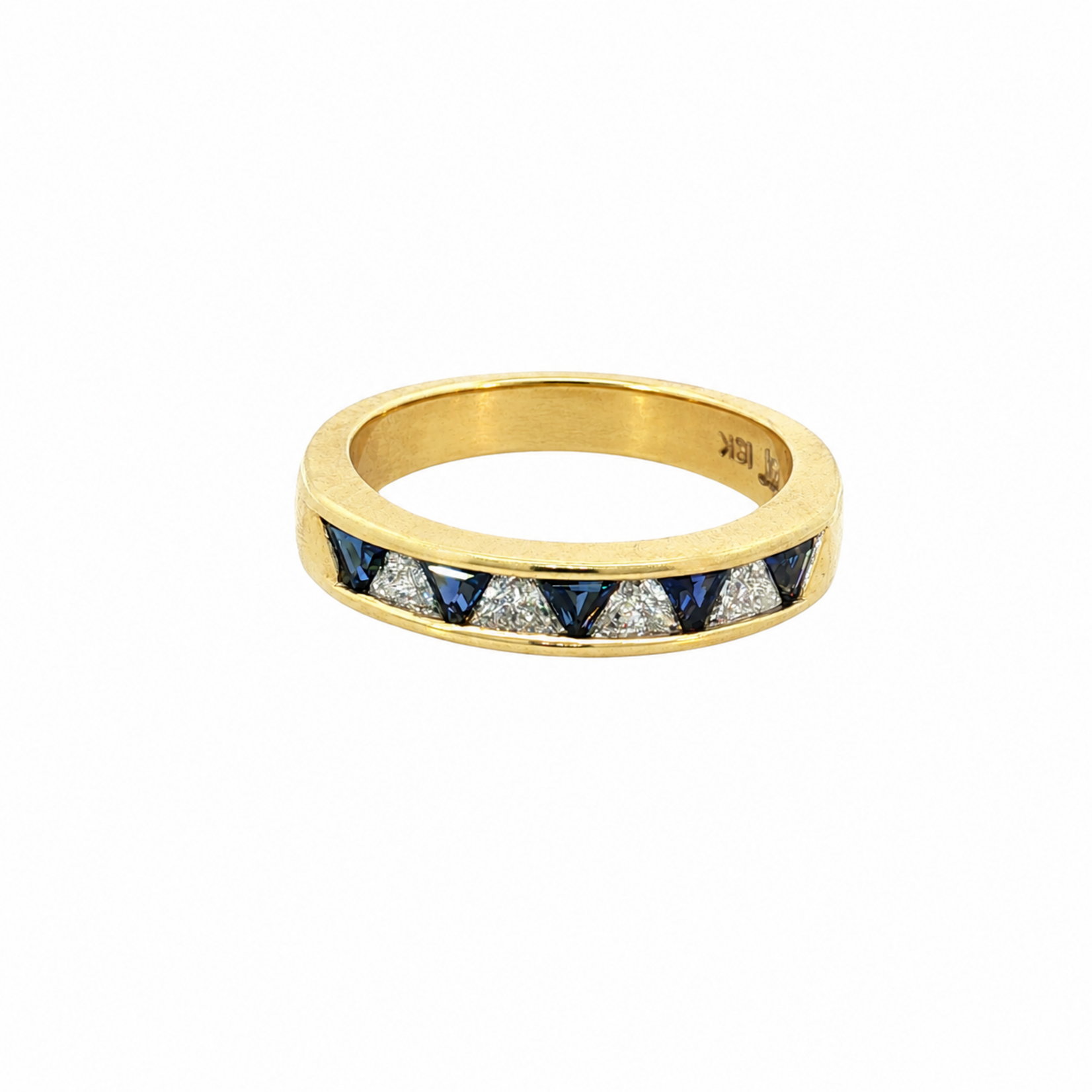 Sachs Reisman 18KY Sapphire and Diamond Ring