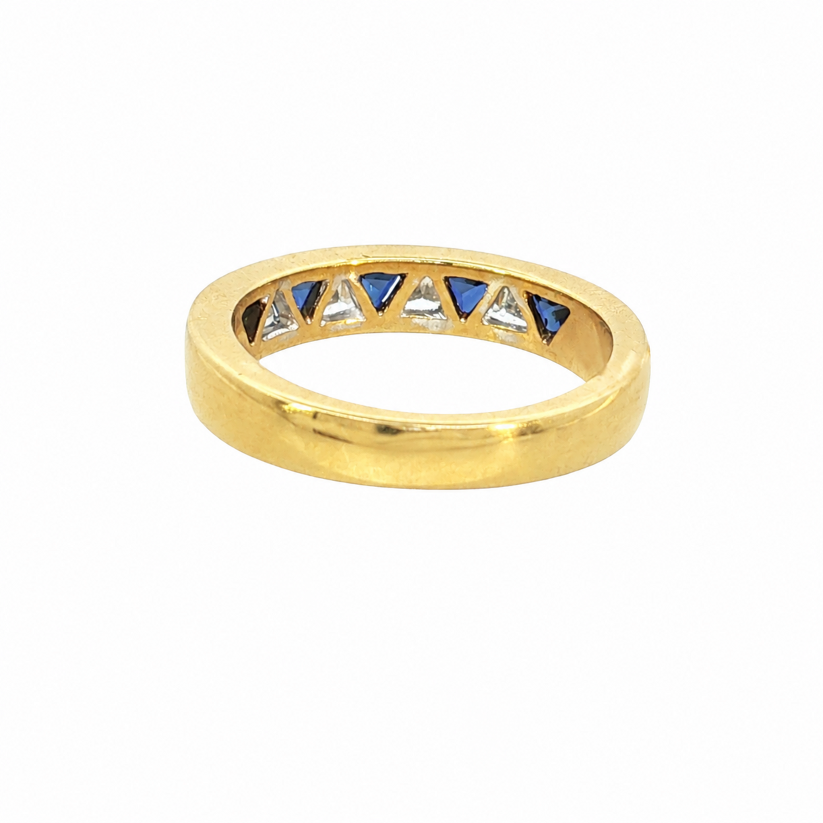 Sachs Reisman 18KY Sapphire and Diamond Ring