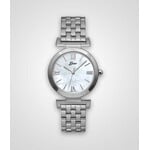 Belair Time Corporation Stainless Steel 30mm Mother of Pearl Face Watch