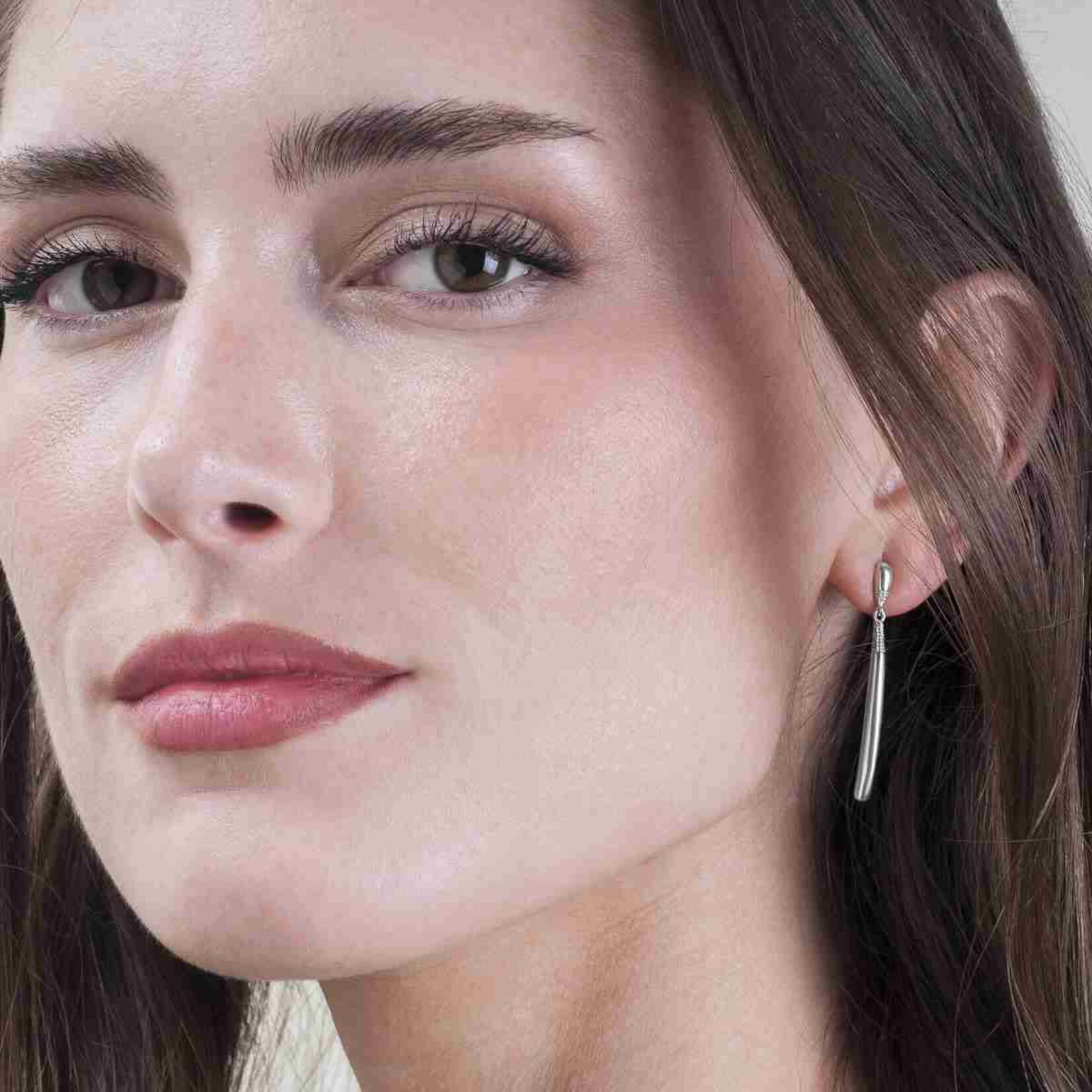 Long Earrings in Sterling Silver