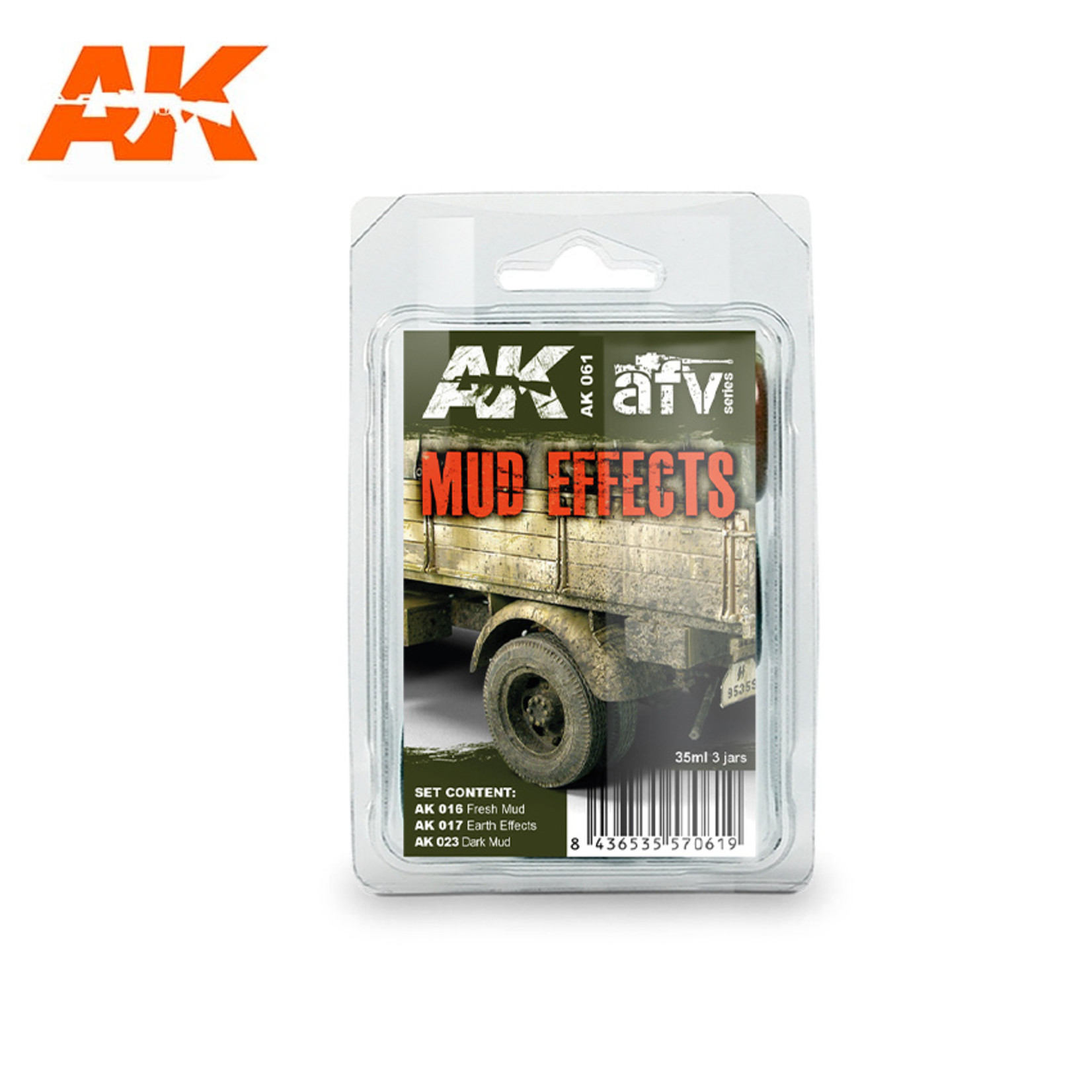 AK Interactive AK Mud Effects Set