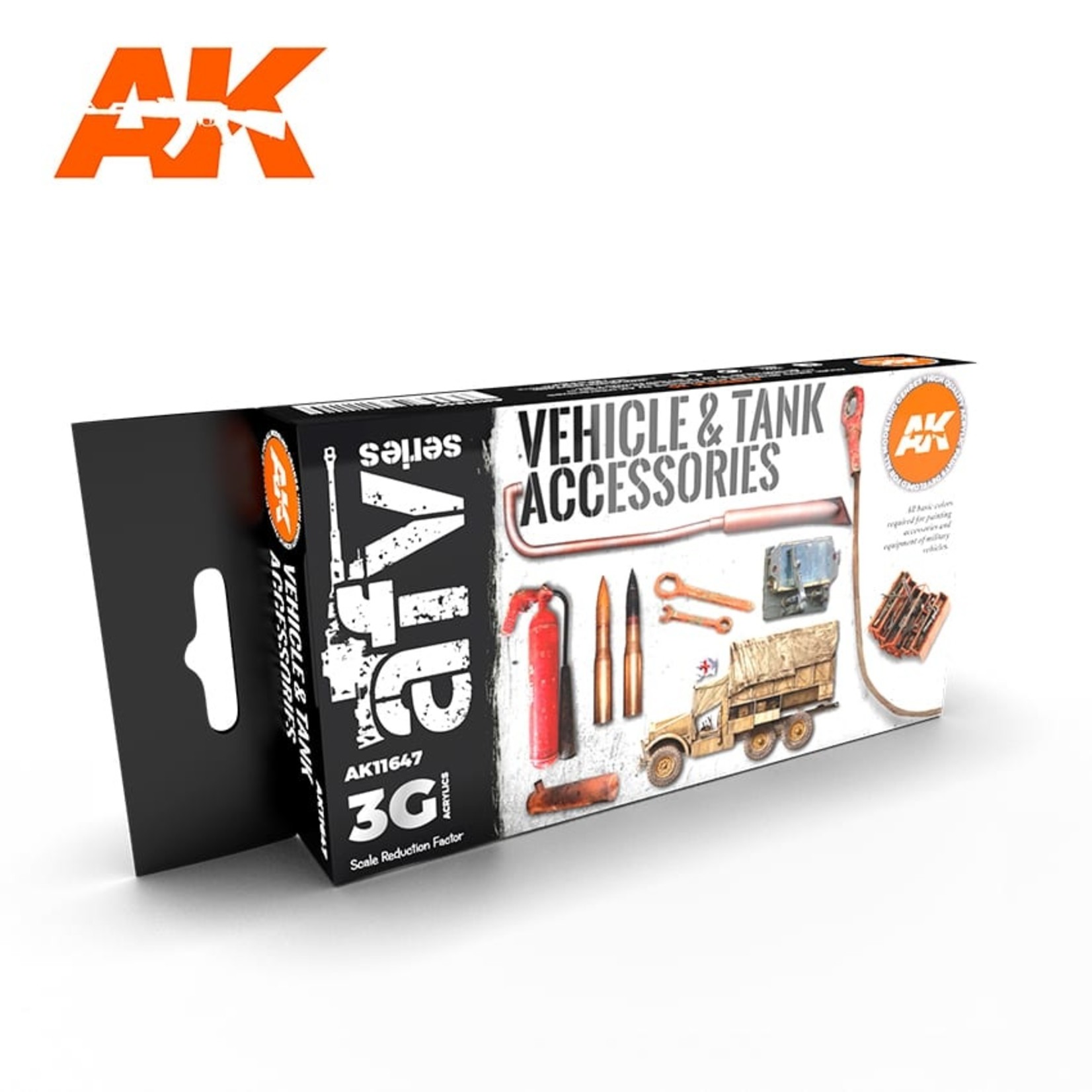 AK Interactive Vehicle and Tank Accessories Acrylic Set