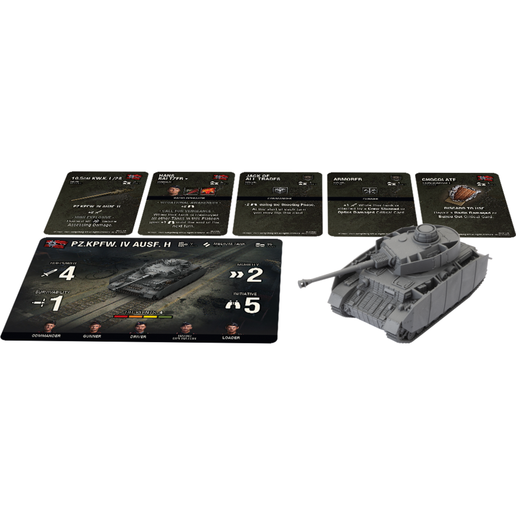 Battlefront Miniatures World of Tanks Expansion - German (Panzer IV H)