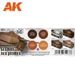 AK Interactive AK Modulation Series:  German Red Primer Acrylic Paint Set AK11641
