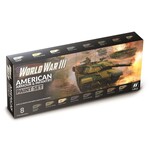Battlefront Miniatures WWIII American Armour and Infantry Paint Set 8 bottles