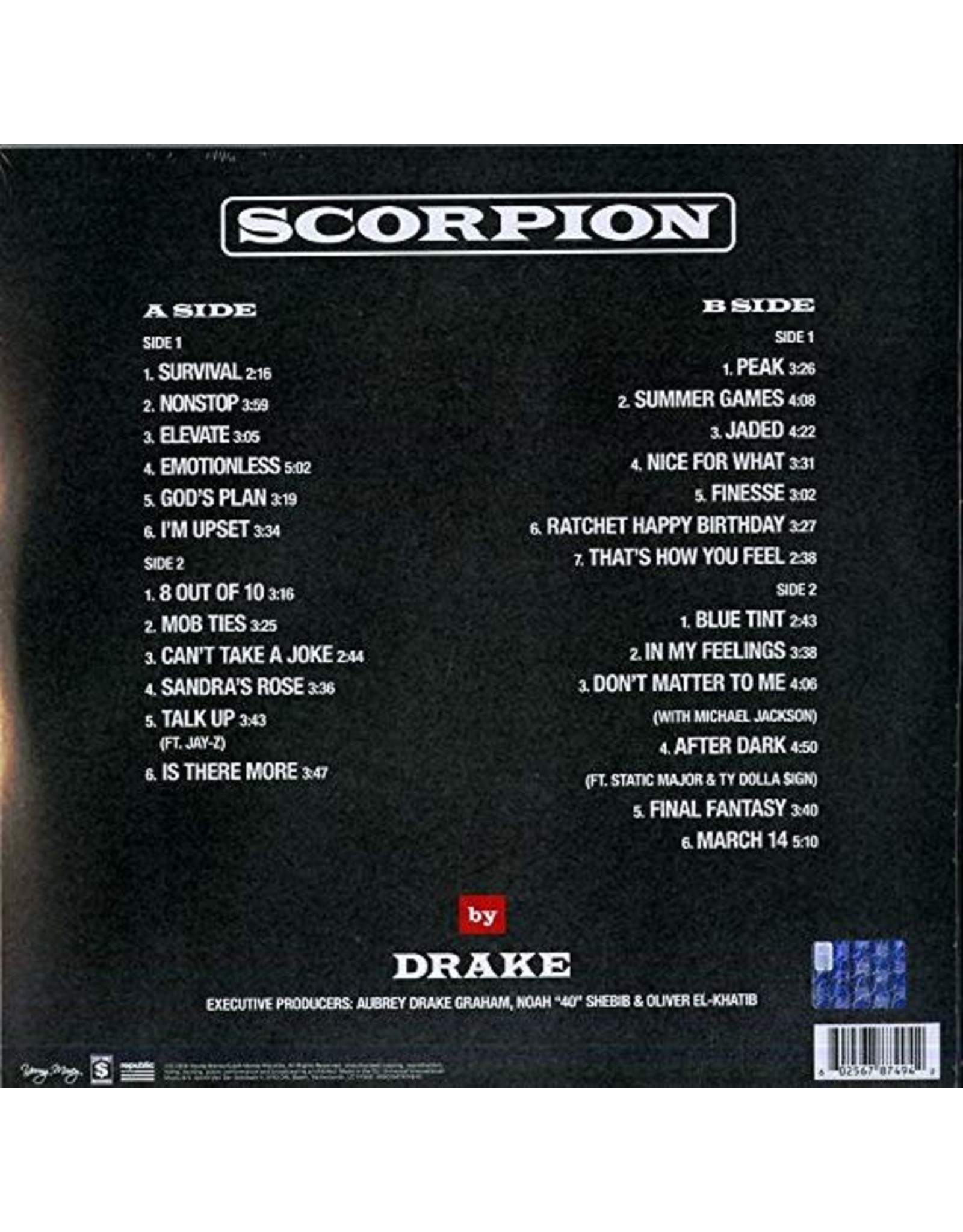 米2LP Drake Scorpion B002910301 Young Money Entertai /00520