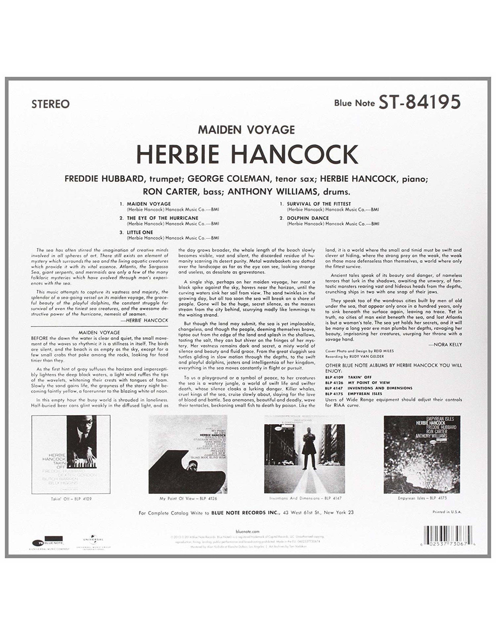 Herbie Hancock - Maiden Voyage (Blue Note Classic)