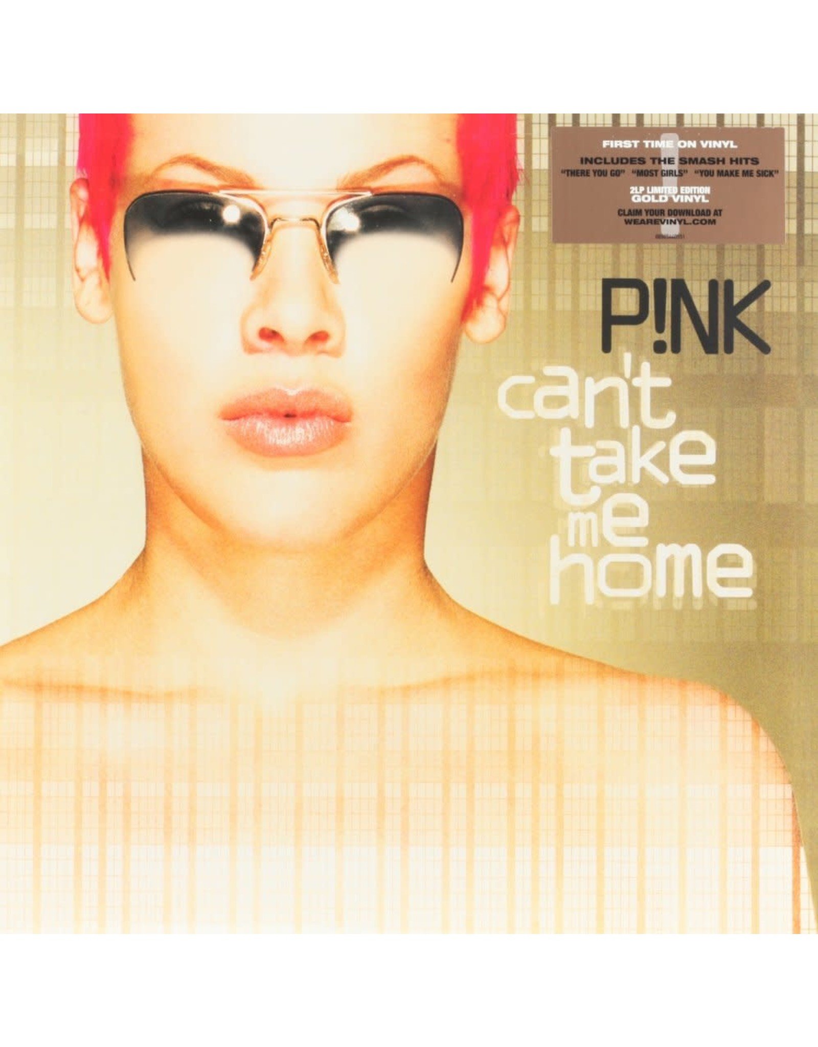 P!nk Can't Take Me Home (Gold Vinyl) Pop Music
