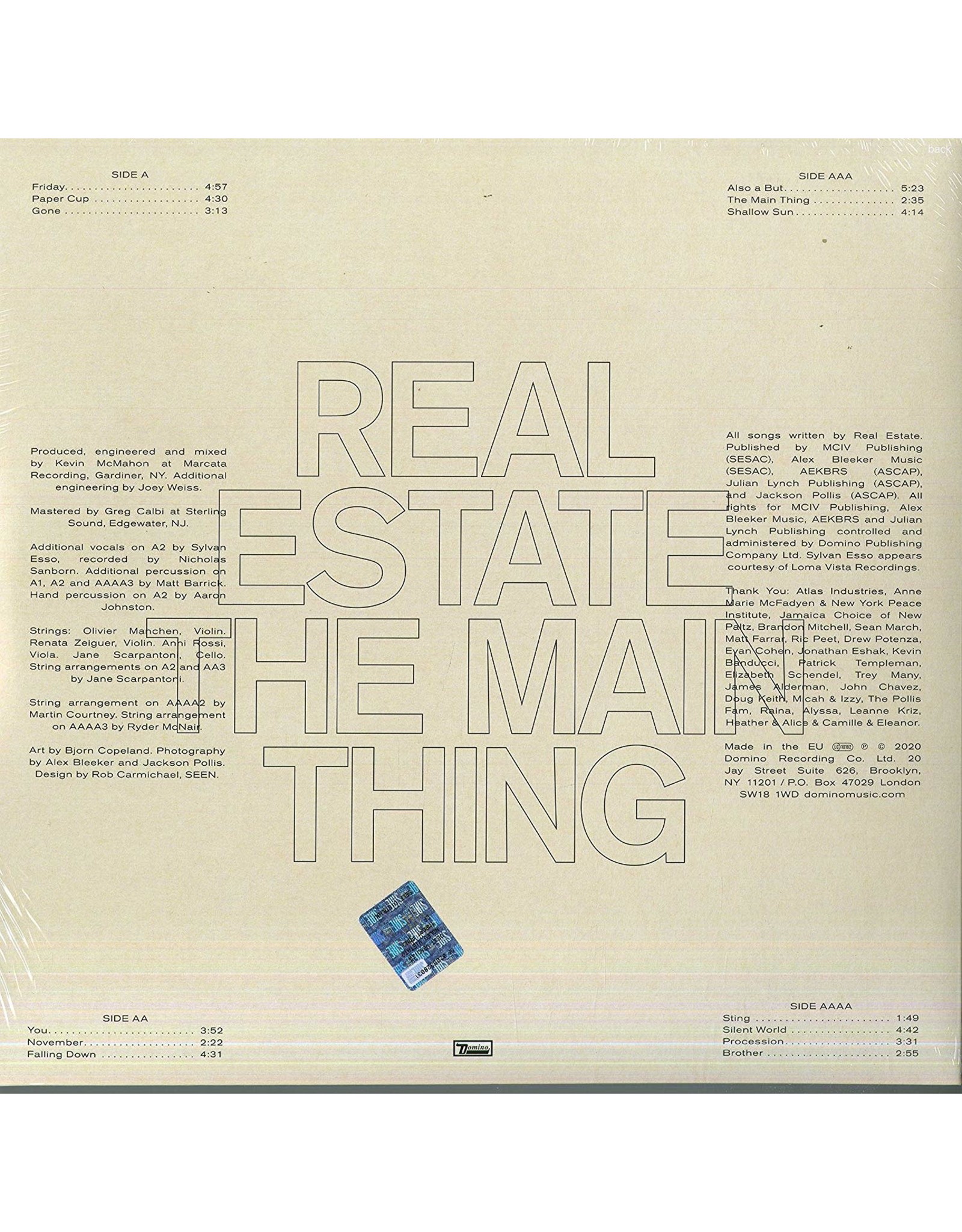 Real Estate - The Main Thing (Exclusive Vinyl Edtion)