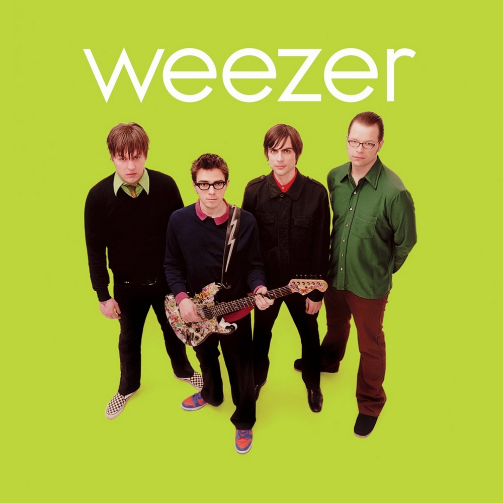 M*e様 weezer レコード+FREE CD 新品未開封 weezer-green-album.jpg