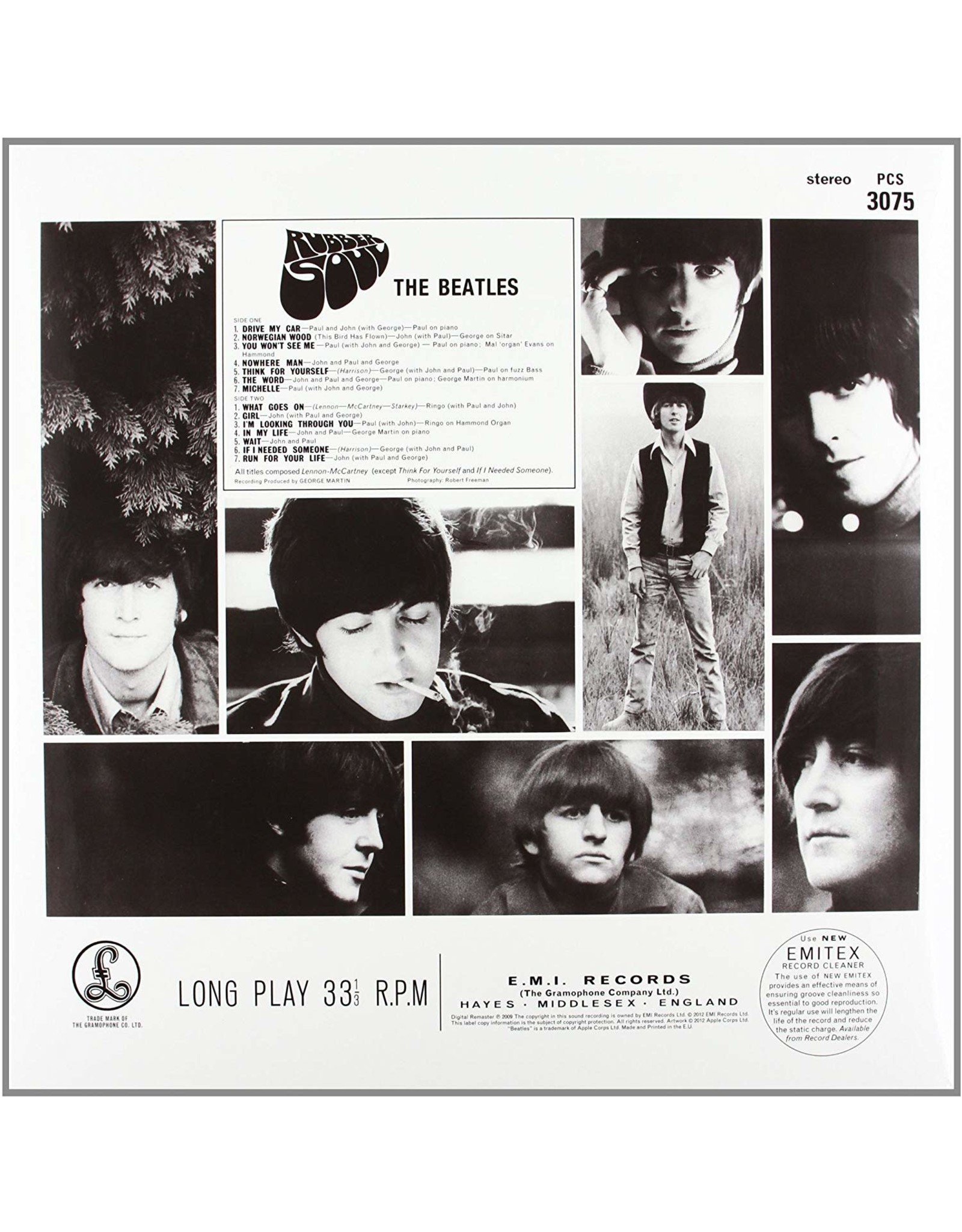 The Beatles - Rubber Soul (2009 Stereo Mix) (Vinyl) - Pop Music