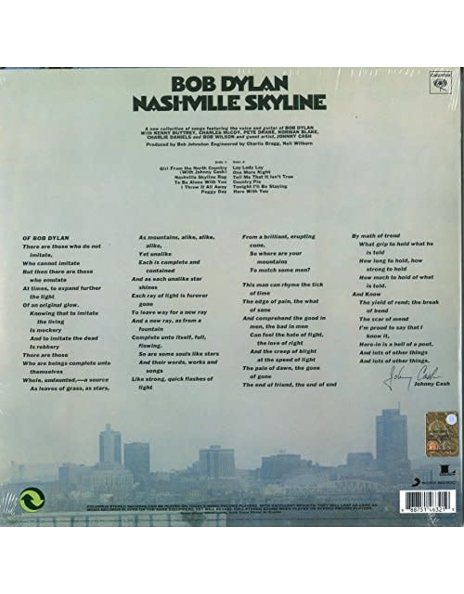 Bob Dylan - Nashville Skyline