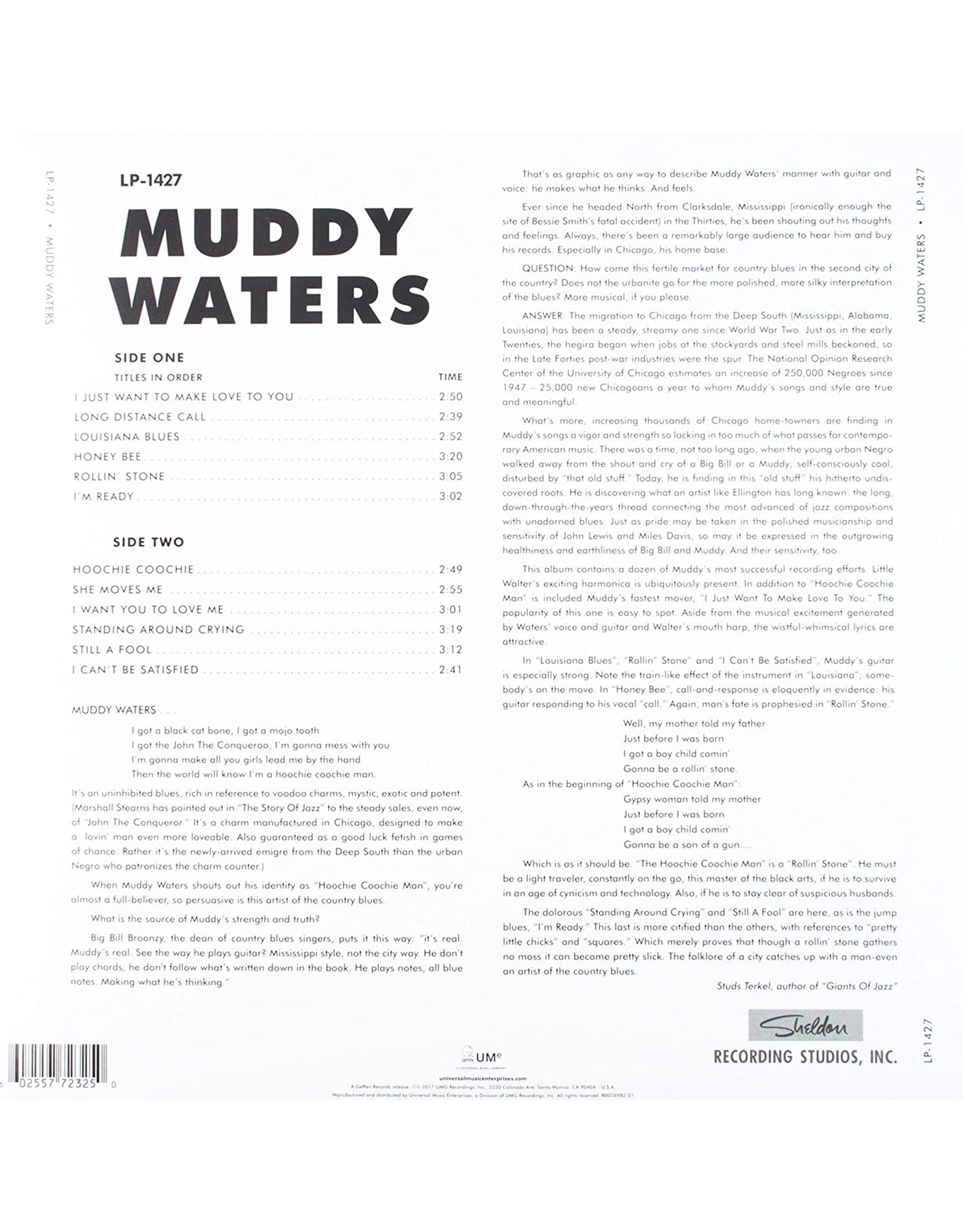 Muddy Waters - The Best Of Muddy Waters (Chess 75 Series)
