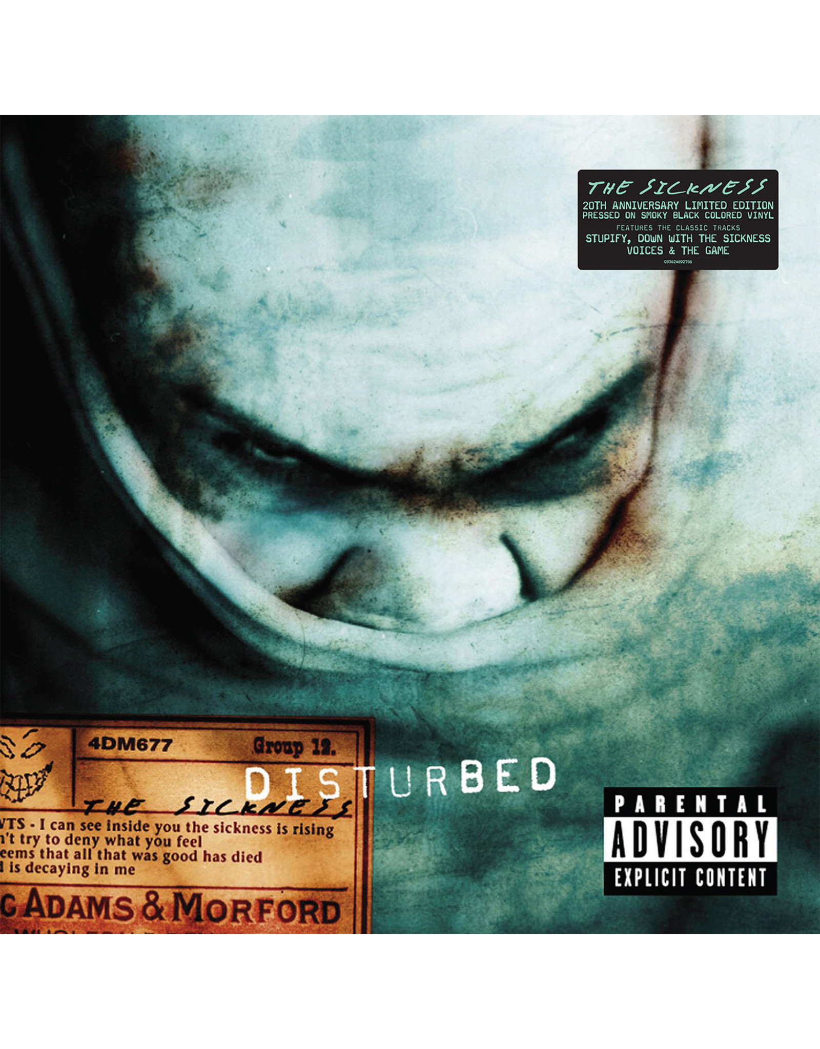 Disturbed - The Sickness (20th Anniversary) [Smoky Black Vinyl]
