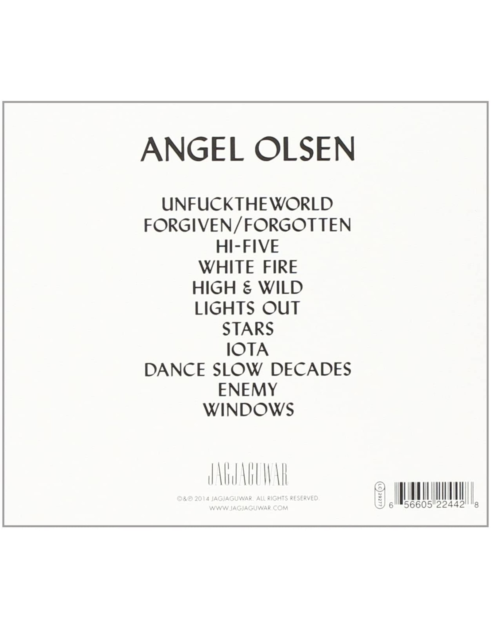 Angel Olsen - Burn Your Fire For No Witness