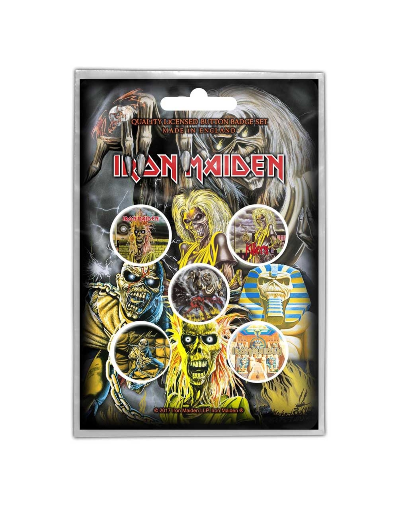 Iron Maiden / Classic Albums Button Pack