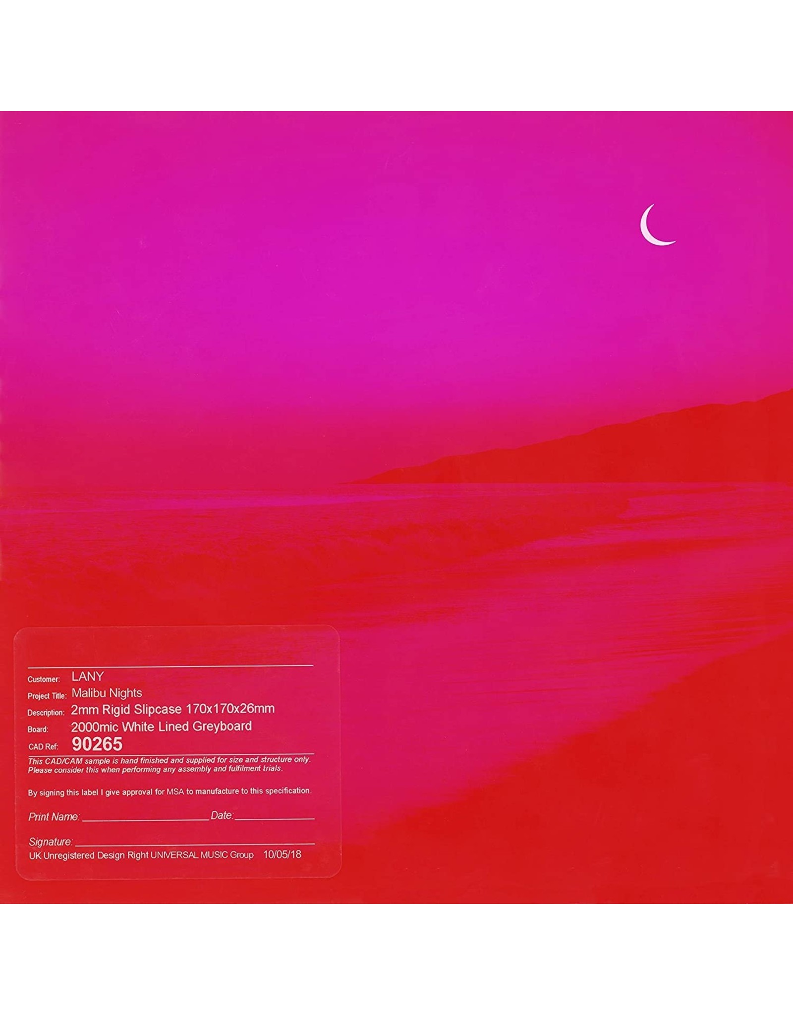 LANY - Malibu Nights (Clear Vinyl)