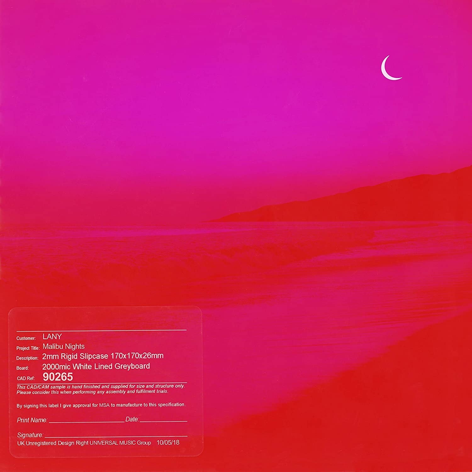 【希少】LANY Malibu Nights 12inch 廃盤レコード LANY - Malibu Nights (Clear Vinyl) - Pop Music