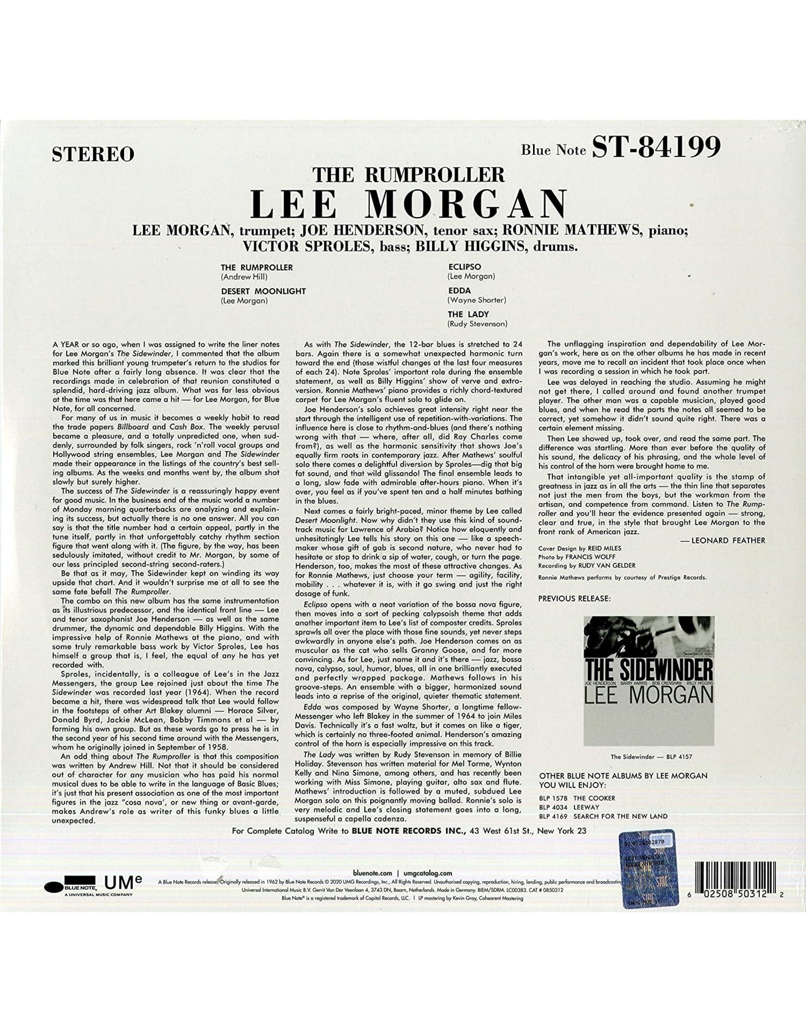 Lee Morgan - The Rumproller (Blue Note 80)
